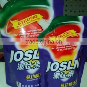 Liquid Detergent Standing Pouch With Handle and Spout thumbnail-4