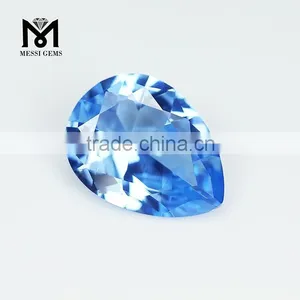 Hot Sale Synthetic Pear Machine Cut Artificial Spinel Gemstone thumbnail-3