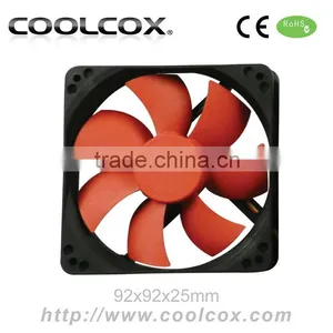 CoolCox 92x92x25mm Axial Fan,9225 PC Case Cooling Fan,electric Fan,Exhaust Fan thumbnail-1