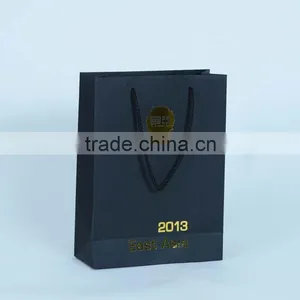 Double Sided Paper Promotion Bag With Braided PP Handles thumbnail-4