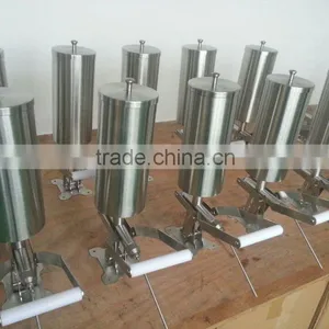 2015 Hot Sale 3.2L Manual Filling Machine/nutella Filler/churro Filler Machine thumbnail-2