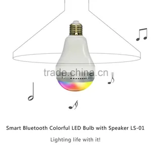 Smart LED Bulb With Bluetooth Speaker With Seven Color Changing E27 With APP Control thumbnail-6