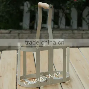 Metal Wine Bottle Carrier thumbnail-1
