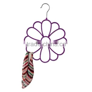 Hight Quality Flocked Flower Scarf Hanger thumbnail-1