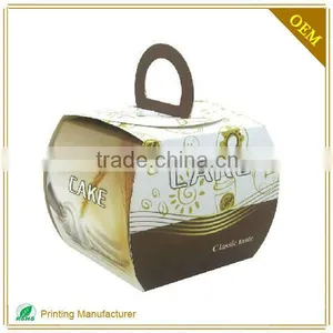 2017 Food Grade Paper Cake Sandwich Box With LOGO Printing thumbnail-5