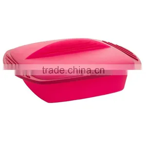 Kitchen Cooker Square Silicone Dish Steamer With Lid thumbnail-2