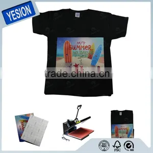 Yesion Inkjet Transfer Paper For Light and Dark T-shirts/ Heat Transfer Paper thumbnail-3