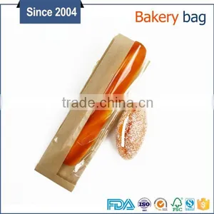 Custom Printed Cheap Moistureproof Paper Bakery Bag thumbnail-1