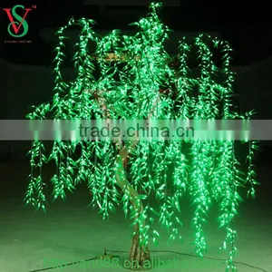 Customized Waterproof Outdoor Christmas Tree Led Willow Tree Light thumbnail-2