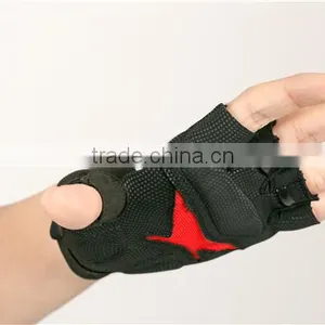 High Quality Breathable Mesh Cycling Gloves / Heated Half Finger Gloves thumbnail-2