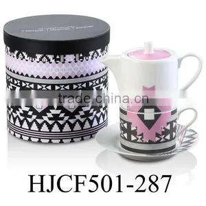HJCF501-287 High Quality Ceramic Teapot Set thumbnail-1