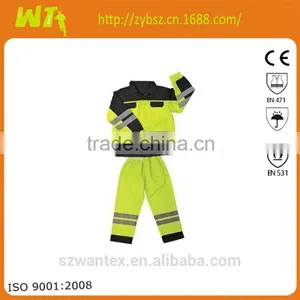Safety Rainsuits hi Vis Rainsuits Reflective Rainsuits Hot Bulk Cheap Rainsuits thumbnail-1