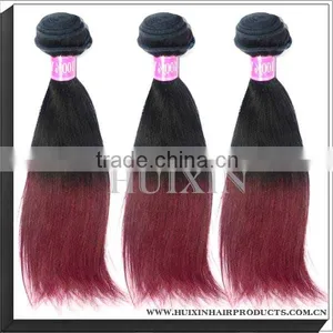 New Products Sexy 2pcs/Lot Brazilian Straight Virgin Remy Human Hair thumbnail-1