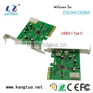 10Gbps Usb 3.1 Type c Pci Express Card thumbnail-1