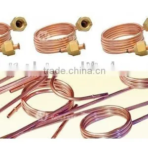 Seamless Capillary Copper Tube /pipe in ASTM B360 C12200 for Air Condition or Refrigerator thumbnail-1