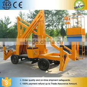 November Wholesale Cost Price Promotion Articulated Mobile Boom Lift Wagon thumbnail-2