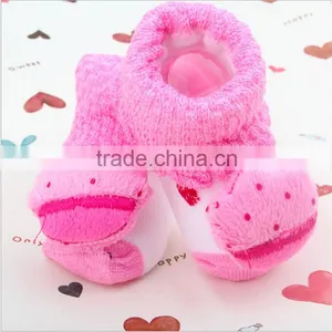 Cute Cartoon Baby Sock Shoes Cotton Antislip Sole Soft Baby Indoor Socks Baby Shoes Crochet Baby Girls Shoes thumbnail-5