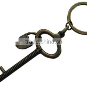 Fashion Blank Metal Key Charm Keychain , Round or Plain Metal Keychain thumbnail-1