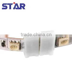 Cheap 10mm Solderless RGB 4pin Connector Clip for RGB 5050 Led Strip Light thumbnail-5