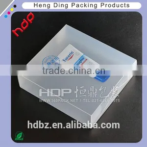 Factory Price Clear pp Packaging Box Frosted With Printing for Cosmetic,facial Cleanser thumbnail-1