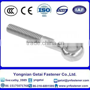 Stainless Steel Eye Bolts , DIN933/931, 201/202/304/316 With High Quality thumbnail-5