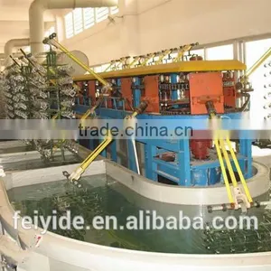 Feiyide Single-arm Type Rack Chrome Electroplating Production Line for Hardware Parts thumbnail-1