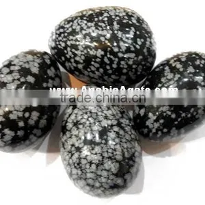 Snowflake Obsidian Gemstone Eggs thumbnail-2