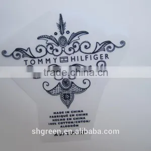 Plastic Film Heat Pressed Transfer Tag for Boxer Shirt thumbnail-4