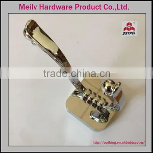 2016-2017 High Quality Chrome Furniture Hardware Bathroom Zinc Chrome Hooks thumbnail-1