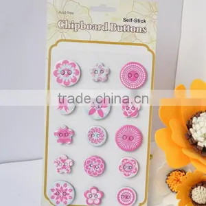 Chipboard Button Sticker Set thumbnail-1