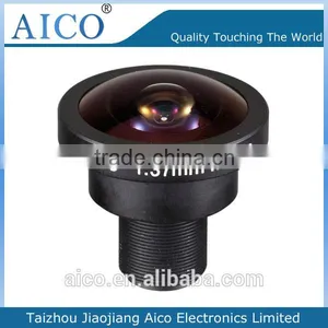 cn Aico Hot Sale Fixed Iris 1.37mm 1/2.5 Inch F2.0 M12 Fisheye 360 Degree Camera Lens thumbnail-1