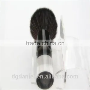 Best Transparent Acrylic Makeup Powder Brush High Quality Blush Brush With Synthetic Hair thumbnail-5