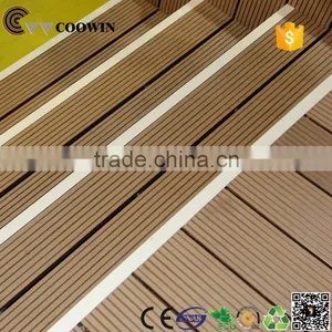 Solid Landscape WPC Composite Exterior Decking Deep Brushed Floor thumbnail-1