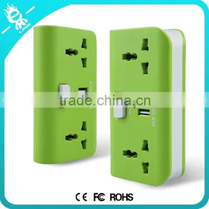 Hot Electrical Socket With USB Retractable Smart 2-usb Power Strip thumbnail-2