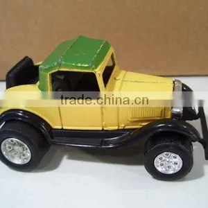 New Yellow Car Mini Custom Action Figure for Children thumbnail-2