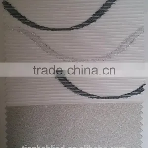 Jacquard Office Window Curtains Valance, Riband Translucent Zebra Blinds thumbnail-2