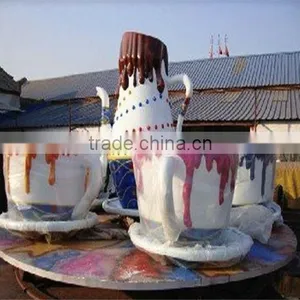 Outdoor Hot Amusement Coffee Cup Rides, Rotary Coffee Cup Rides thumbnail-1