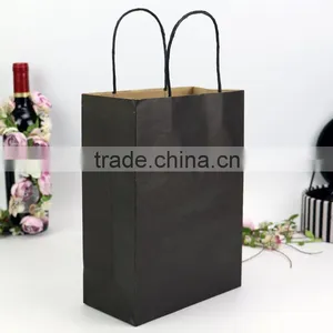 Factory Direct Sale Reticule Recycled Kraft Paper Bag With Paper Handle Shopping Gift Cake Paper Bags thumbnail-1