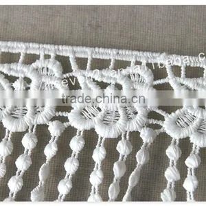 Beautiful Design 9cm Width Polyetser Crochet Tassel Fringe for Dresses Wholesale thumbnail-2