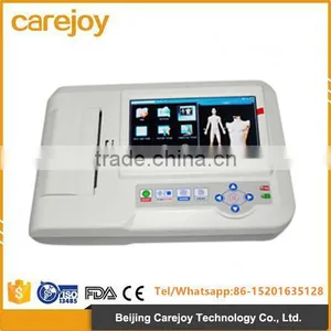 Digital 6-channel Touch Screen Color ECG EKG Machine With Software on Sale thumbnail-1