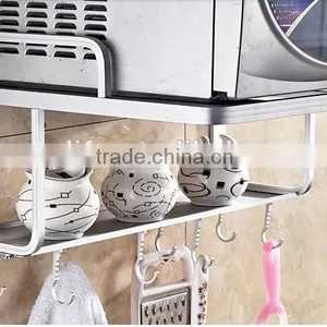 Multifunction Microwave Oven Holder Microwave Oven Grill Rack Kitchen Storage Shelf thumbnail-3
