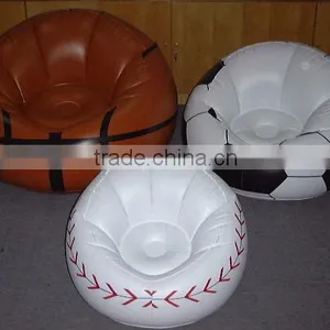 Inflatable Chair and Football Sofa, Pvc Promotional Toys, Vinyl Bed . thumbnail-1