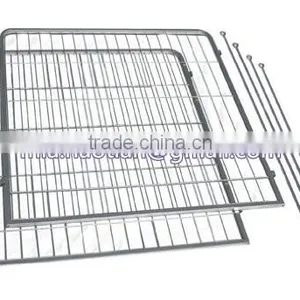 High Quality Metal Pet Pen 1m Tall Galvanized Steel Dog Enclosure thumbnail-2