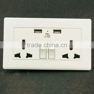 Electric Usb Sockets and Switches With Wall Switch Socket thumbnail-1