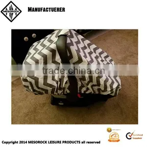 100% Cotton Infant Windproof Cover Sun Shade Baby Car Seat Cover thumbnail-2