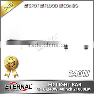 240W 40" 4WD Wrangler Rubicon Offroad Equipments 4x4 ATV Buggy Vehicles Boat High Power Waterproof Led Work Light Bar thumbnail-3