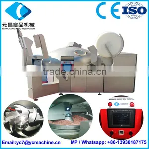 ZKZB-420 Vacuum Meat Chopper Machine Industrial Meat Cutter Machine thumbnail-1