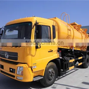 10CBM Dongfeng Fecal Suction Truck for Sale thumbnail-3