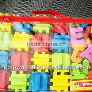 OEM Blow Molding Plastic Buliding Block Children Plastic Building Block Toys DIY Toys thumbnail-5