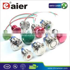 16mm Illuminated Metal Push Button Switch Led Push Button thumbnail-1